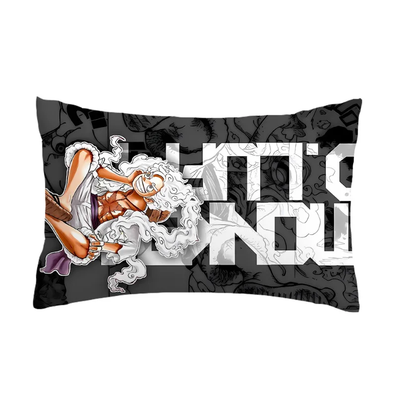 One Piece Luffy Zoro Cartoon Print Pillowcase