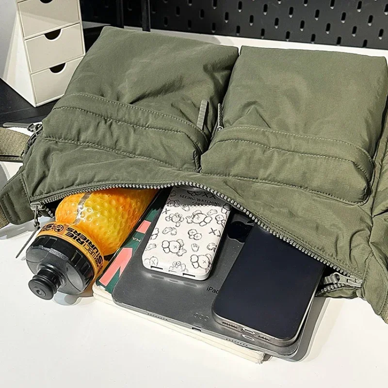 Borse a Tracolla Casual Multitasche per Donne, Borsa a Spalla in Nylon alla Moda, Grandi Borse da Donna, Borsa da Viaggio e Shopping Femminile - immagine 5