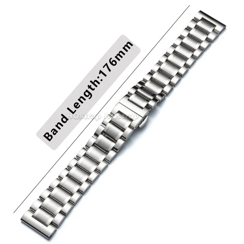 Stainless Steel Butterfly Buckle Bracelet Strap
