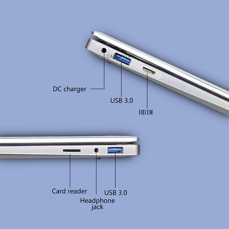 AKPAD 인텔 휴대용 노트북, 학생 노트북, 쿼드 코어, J4105, 14 인치 RAM, 8GB DDR4 ROM, 128GB, 256GB SSD, 윈도우 10 프로