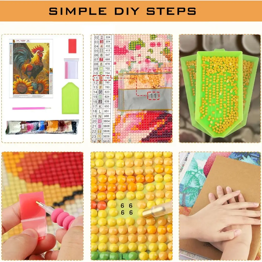 Square Diamond Painting Set for Adult 5D Full Diamond Painting Electronic Game Controller Colorful Gamer Posters DIY
