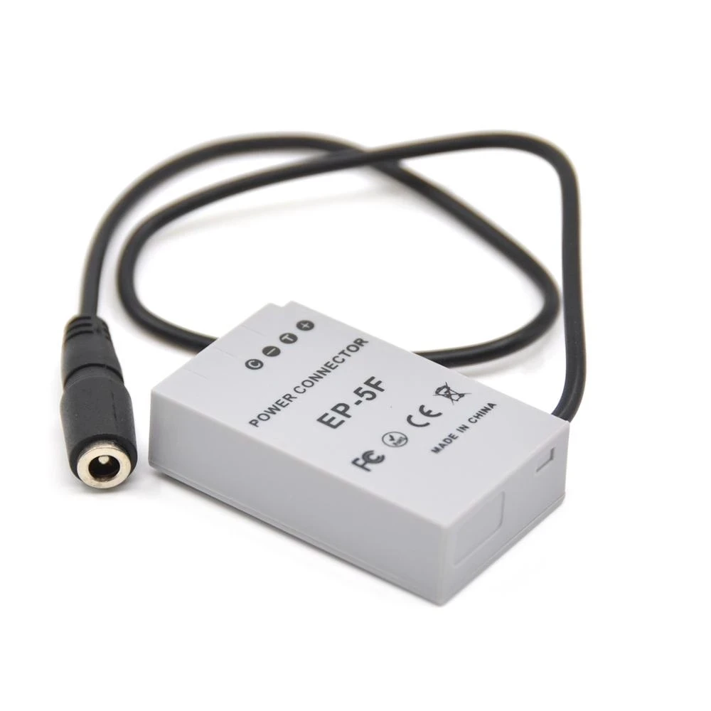 

EN-EL24 EN EL24 ENEL24 Dummy Battery EP-5F EP5F DC Coupler Fit Power Adapter Supply for Nikon 1 J5 1J5 Digital Camera