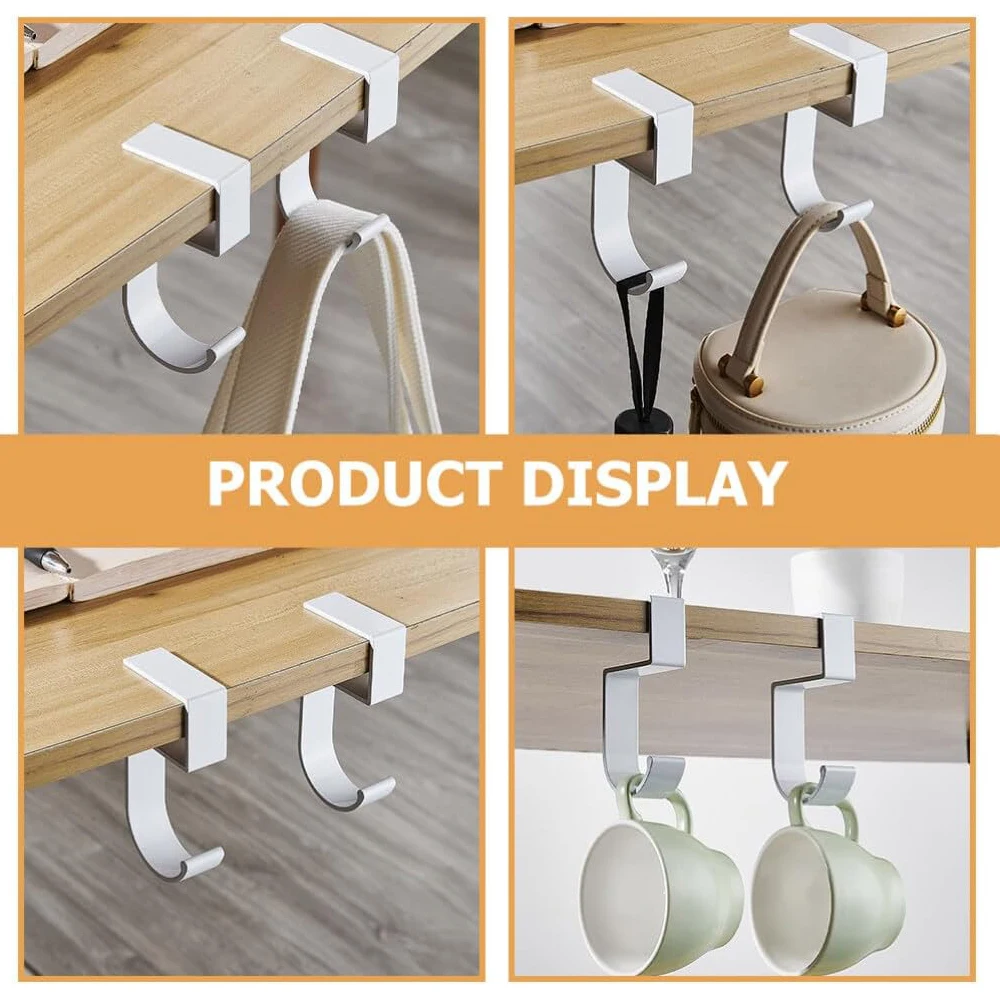 Portable Hanging Bag Hook Student Desk Side Hanging bag Artifact Removable mobile Handbag Holders Multi-functional Table Hook