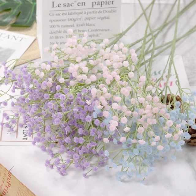 Babys Breath Artificial Flowers  Fake Baby Breath Gypsophila - Artificial  Flower - Aliexpress