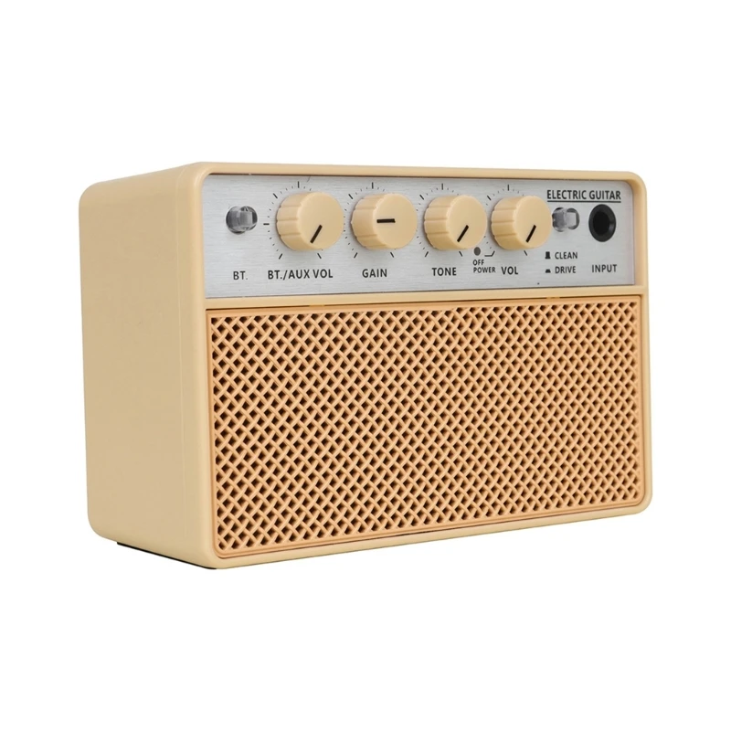 

10W Guitar Amplifier Portable Practice Guitar Amp Small Electric Amplifier with Volumes Control Speaker Effect Parts