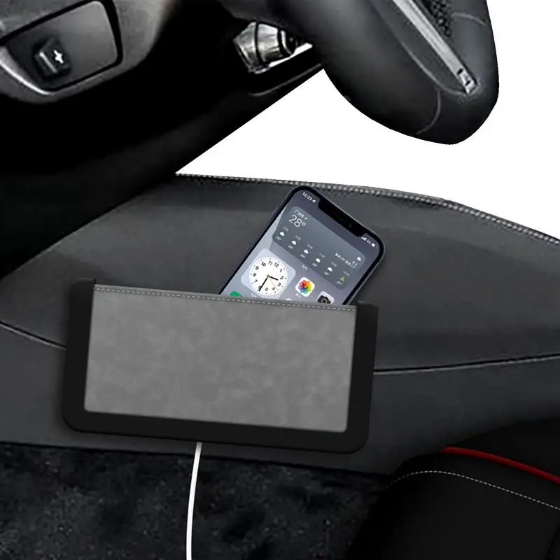 

Car Console Side Organizer Side Insert Multifunctional Pocket Organizer And Storage Between Front Seats Durable Car Side