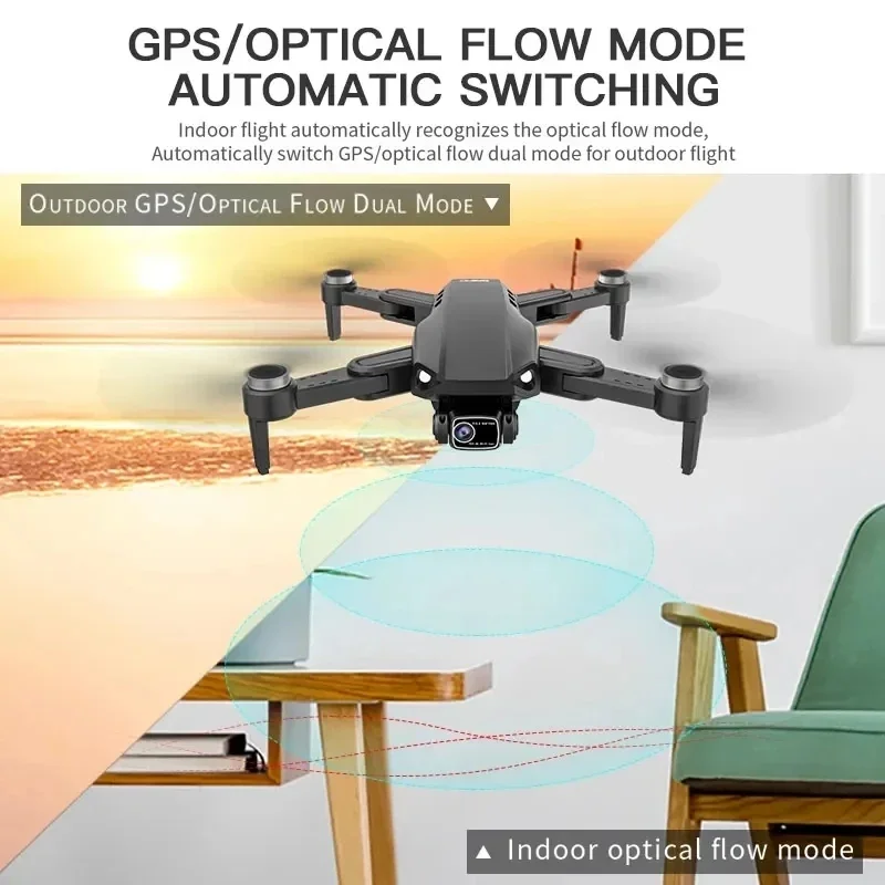 Drone Quadcopter L900 Pro SE Drone 8K HD Camera FPV Foldable Profesional Aerial GPS WIFI Photography Mini RC Quadcopter Helicopter Airplane Toys
