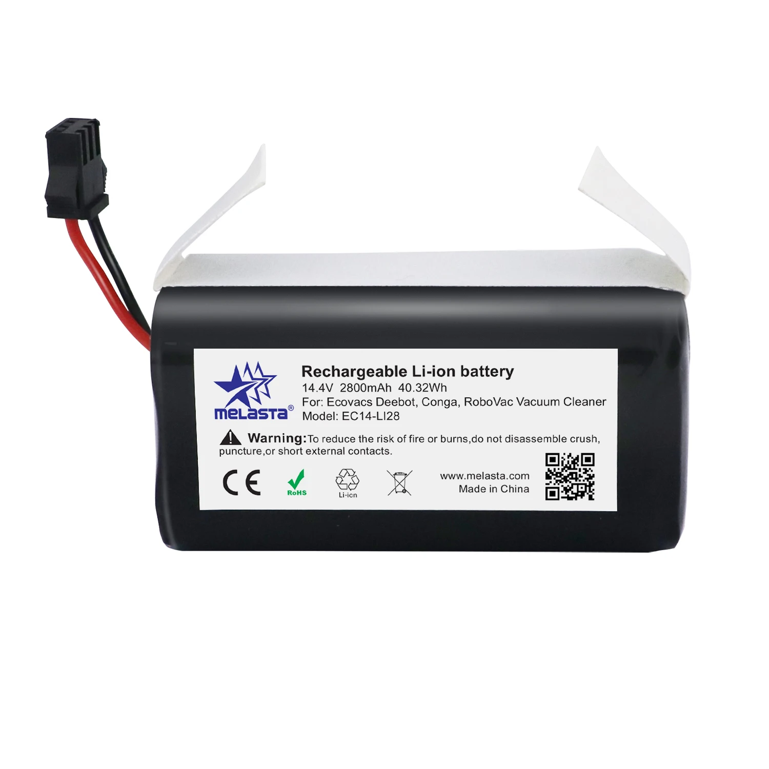 Cecotec Conga battery 990 conga 950 conga 1090 14.8V 2800mah DEEBOT N79S  N79 Eufy RoboVac 11 11S 30 30C 35C IKOHS NETBOT S14 S15. Possibility  delivery