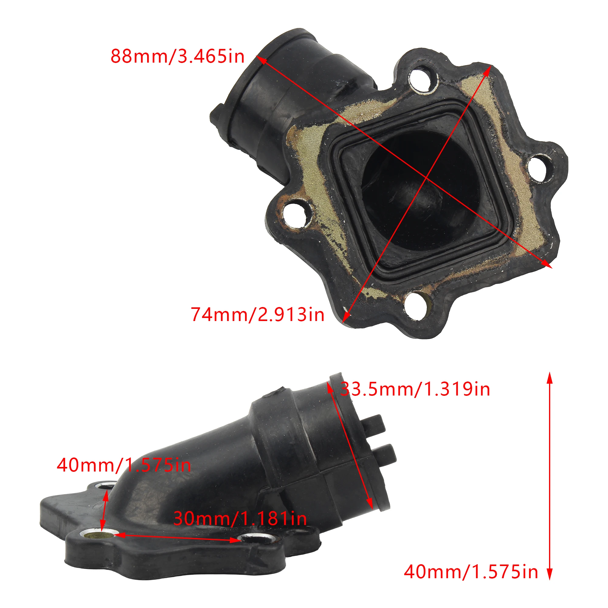 Carburetor Intake Manifold For Yamaha Jog 50cc 90cc Scooters