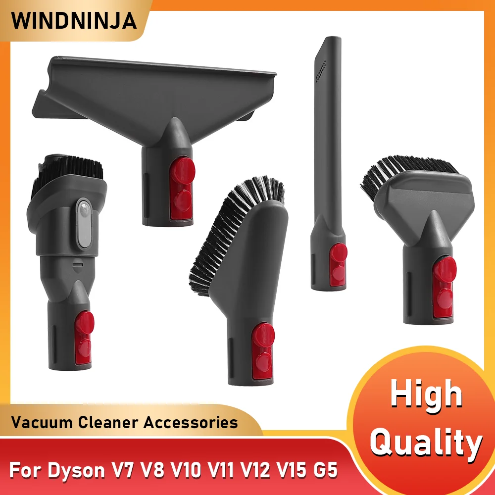 4-in-1 Bendable Anti-static Suction Head Kit for Dyson V6 / V7 / V8 / V9 / V10