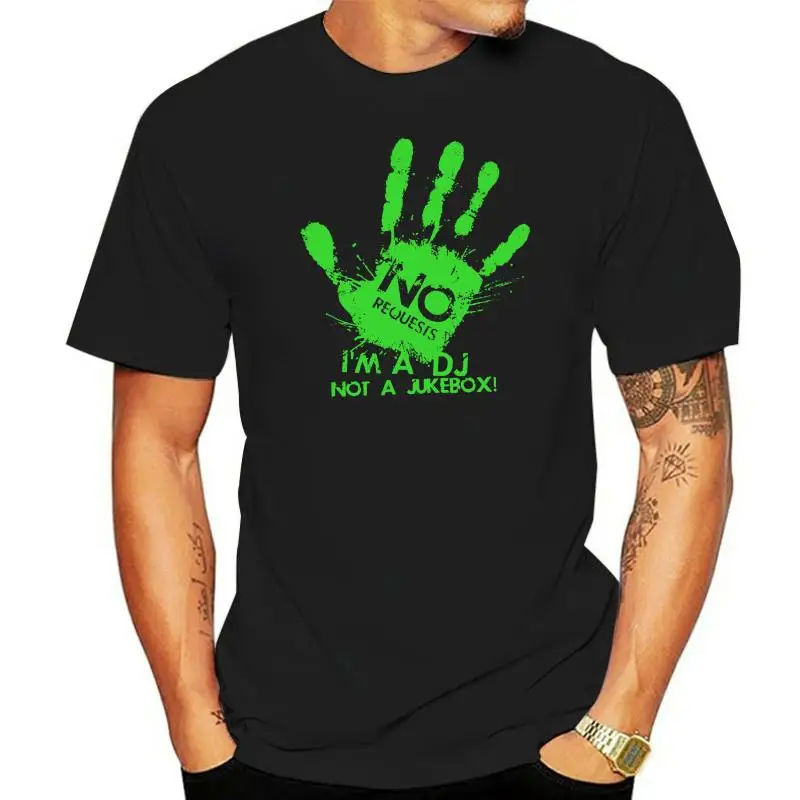 Technics DMC T-Shirt - No Request Im A DJ Not Jukebox! Black (S-XXL) D080 |