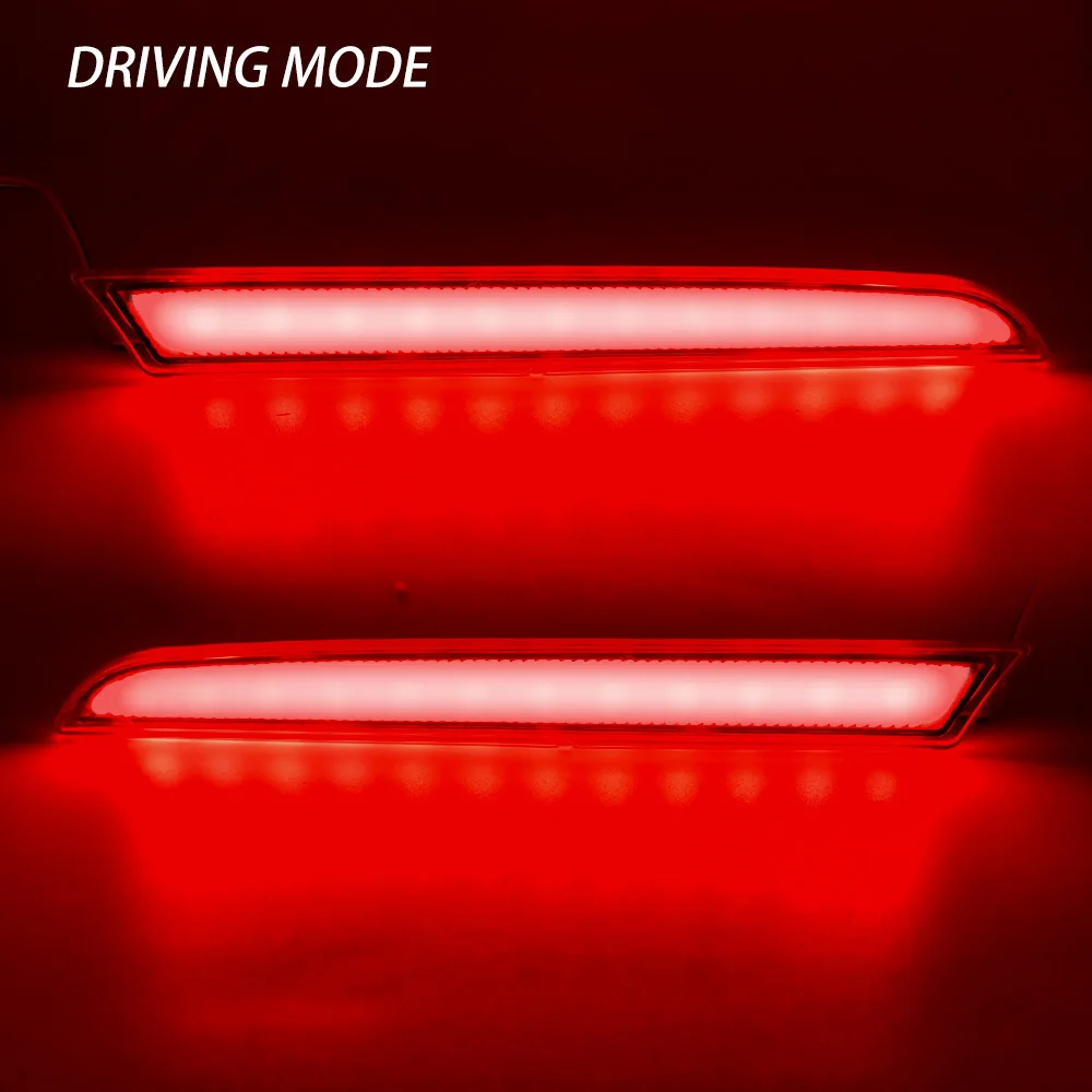 For MALAYSIA PERODUA MYVI 1.3 AXIA Car Rear Bumper Light Reflector DRL Dynamic Turn Signal Driving Brake Light Rear Fog Lamp detail image 3