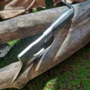 Wooden Handle Stainless Steel Blade Camping Hunting Survival Axe - Compact and Comfortable Jungle Tactical Tool 4