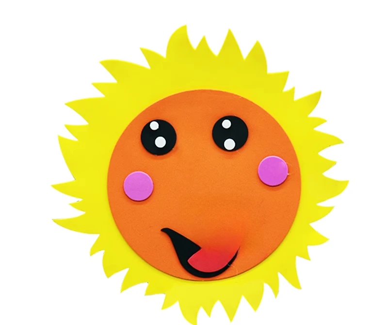 Class culture decoration blackboard newspaper three-dimensional wall sticker sun moon rainbow clouds stars
