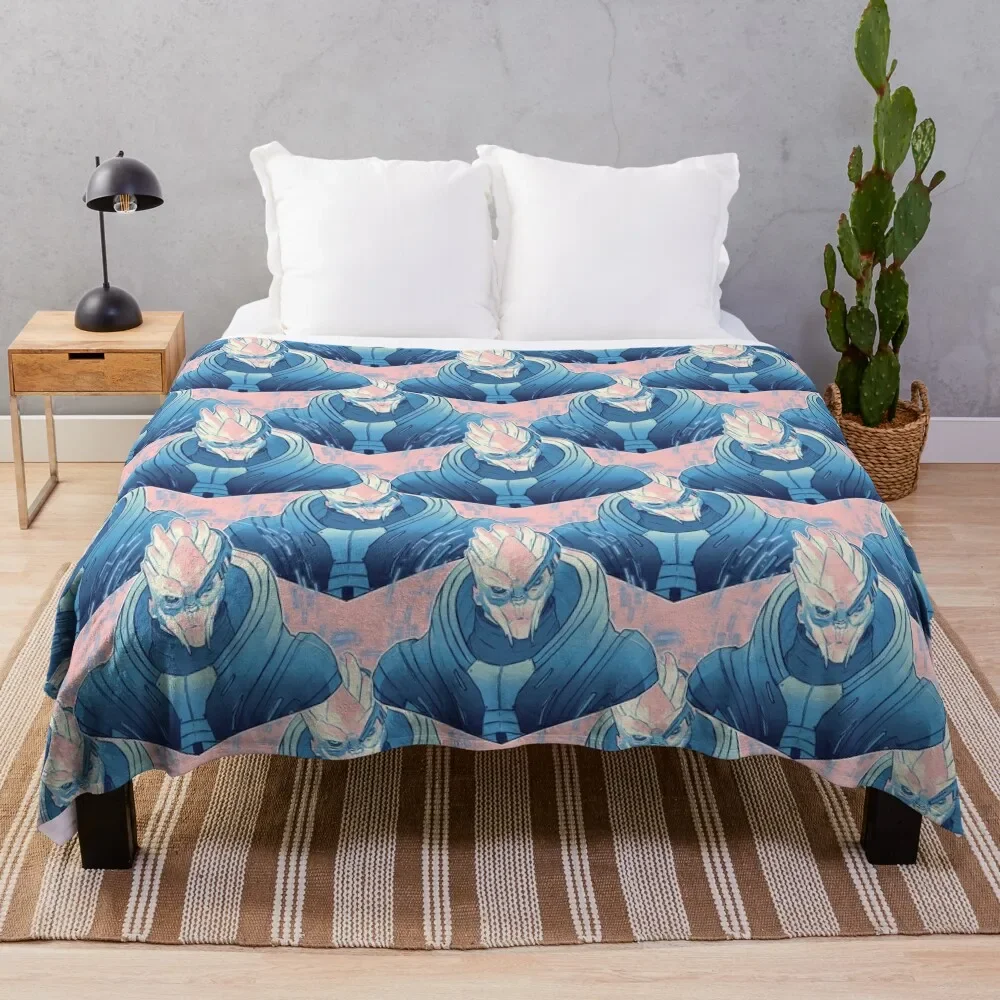 

Garrus Vakarian Throw Blanket blankets and throws Sofa Quilt Single Blankets