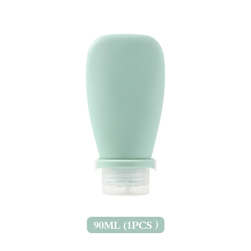 Leak-Proof Silicone Travel Bottles - Refillable Squeezable Containers for Toiletries and Liquids