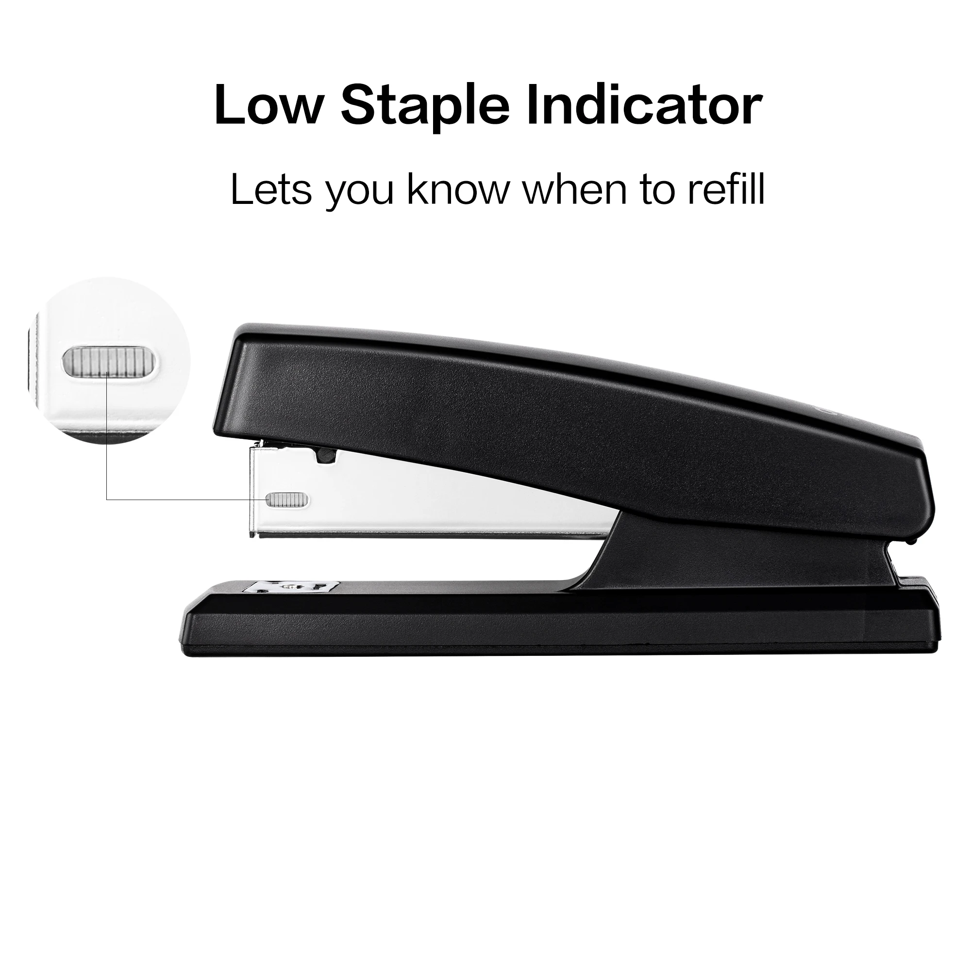 Deli Manual Desktop Stapler Easy 25 Sheet Binding Includes Staples Durable Comfort Design For Office And Stationery Supplies