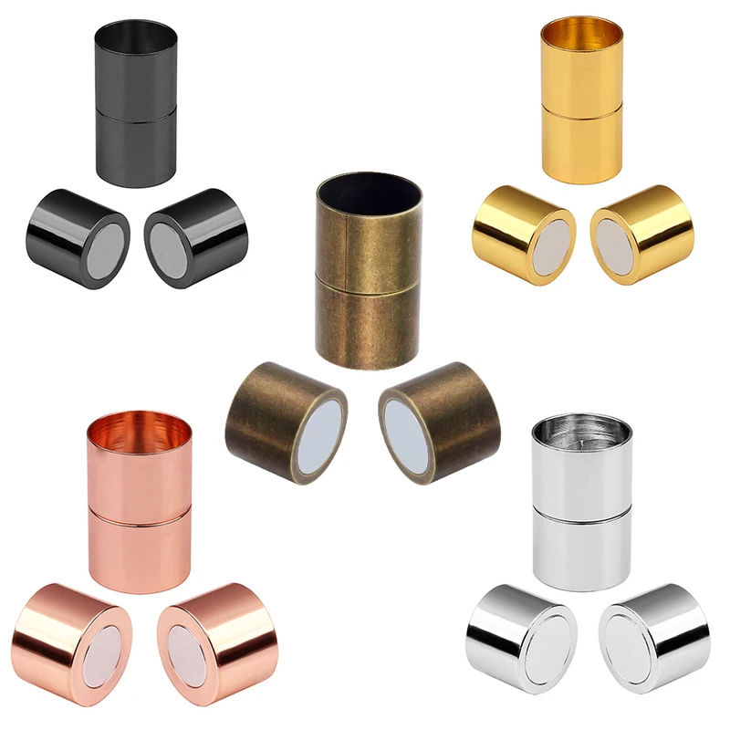 5 Sets/Lot 5 6 8 10 12 14mm Gold Color Strong Magnetic