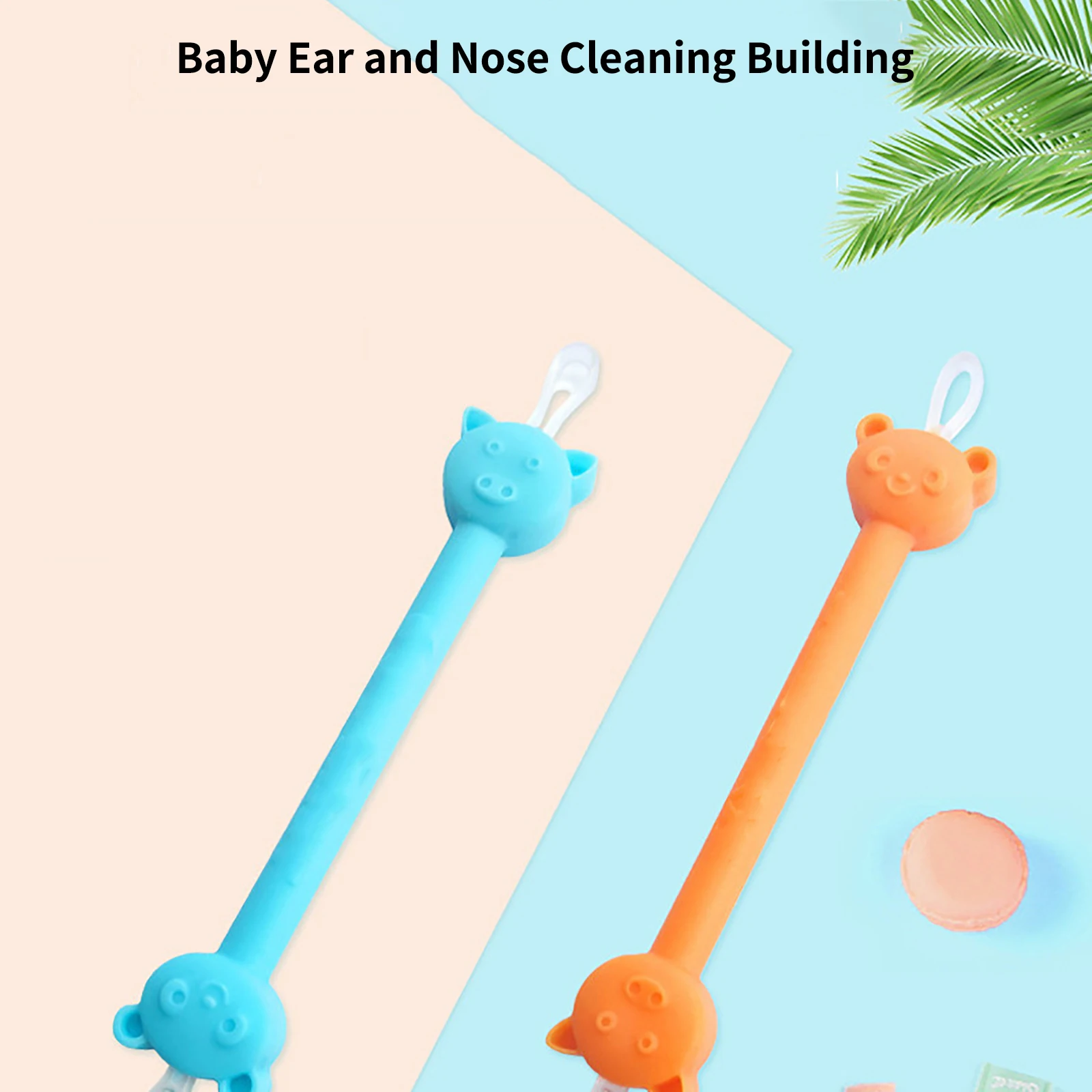 Ear Wax Cleaner Ear Wax Remover Ear Wax Picker Ear Scooper Baby Luminous Dig Ear Scoop Ear Spoon Light Kids Ears Cleaning With Light Cartoon Bear Earwax Scoop Scooping Baby Care Tools