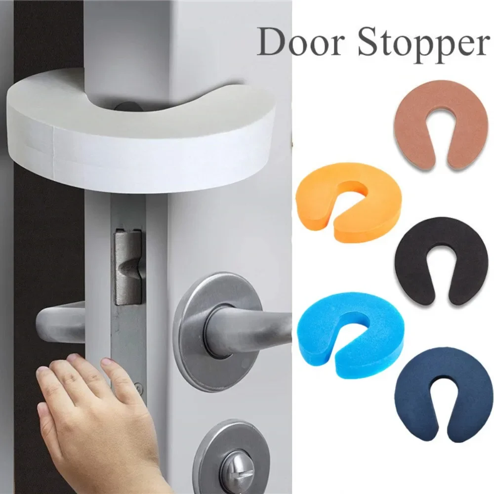 컬러 소프트 폼 문짝 스토퍼 어린이 제품, 정지 클램프, 아기 문짝 스토퍼 보호, 핀치 방지, 손 문짝 방해 