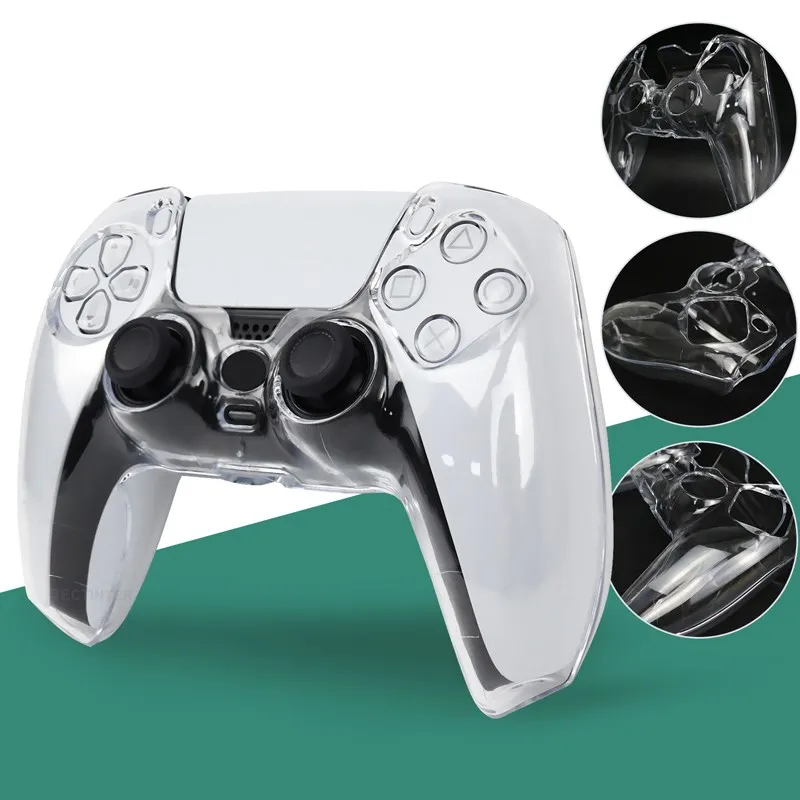 For Ps5 Crystal Hard Pc Protection Case For Sony Playstation Dualshock