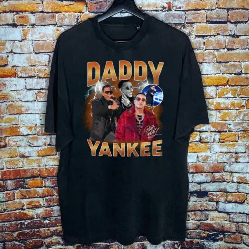 Daddy -Yankee Legendaddy T shirt Vintage Gift For Men Women Funny Black Tee  HOT