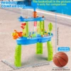 3-Tier Kids Splash Sand Table Water Toys, Rain Showers Splash Pond for Outdoor Beach Backyard, Halloween/Christmas/Thanksgiving 5
