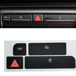 1Pc For A4 04-06 ESP Car Cup Holder Stickers Button Repair Decal Sticker Repair Worn Button Knob Decals Button Knob Switch