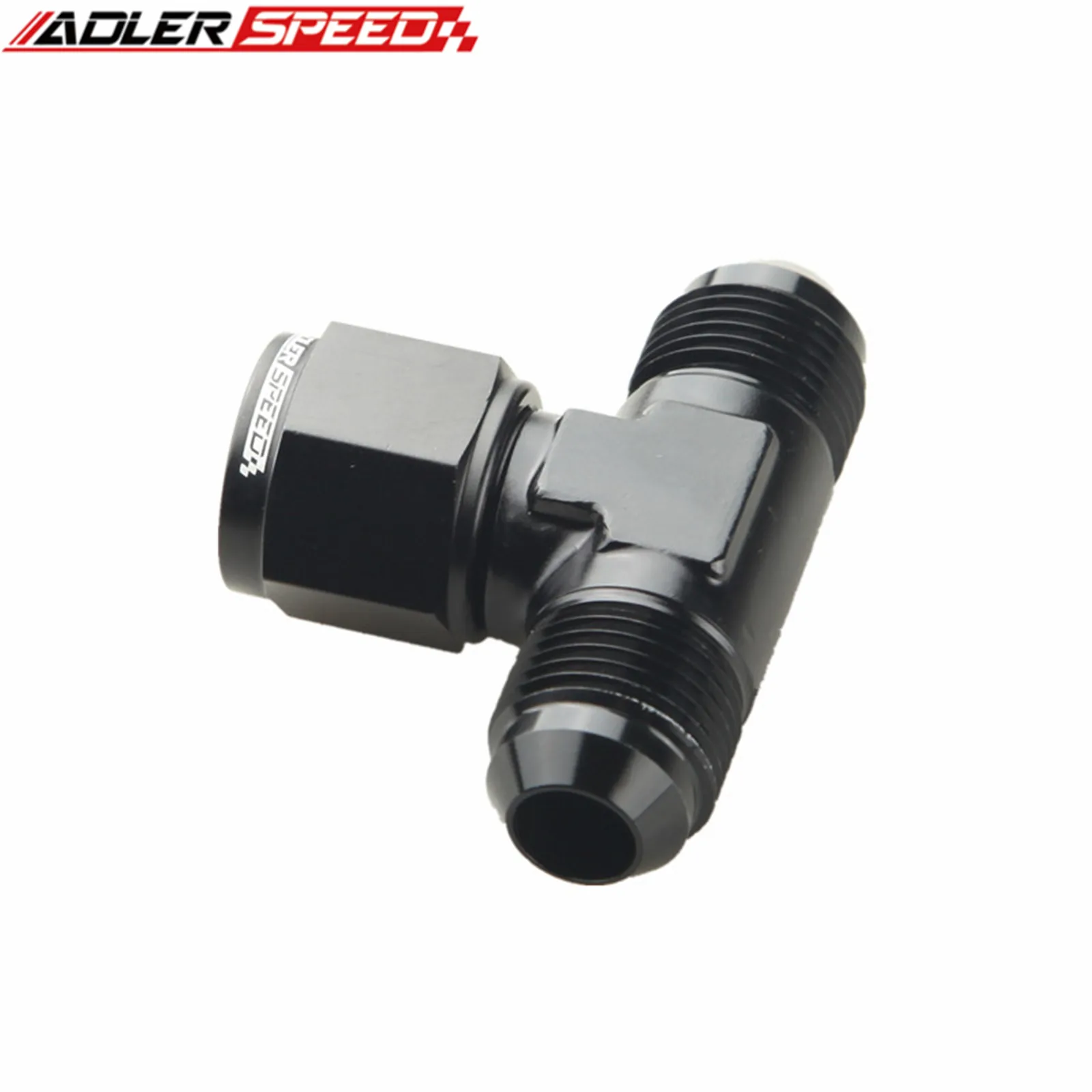 AN4 AN6 AN8 AN10 AN12 Male To AN Female Tee T-piece Fitting Adapter Aluminum Swivel Hose End Fitting Pipe Straight Adapter Fitting