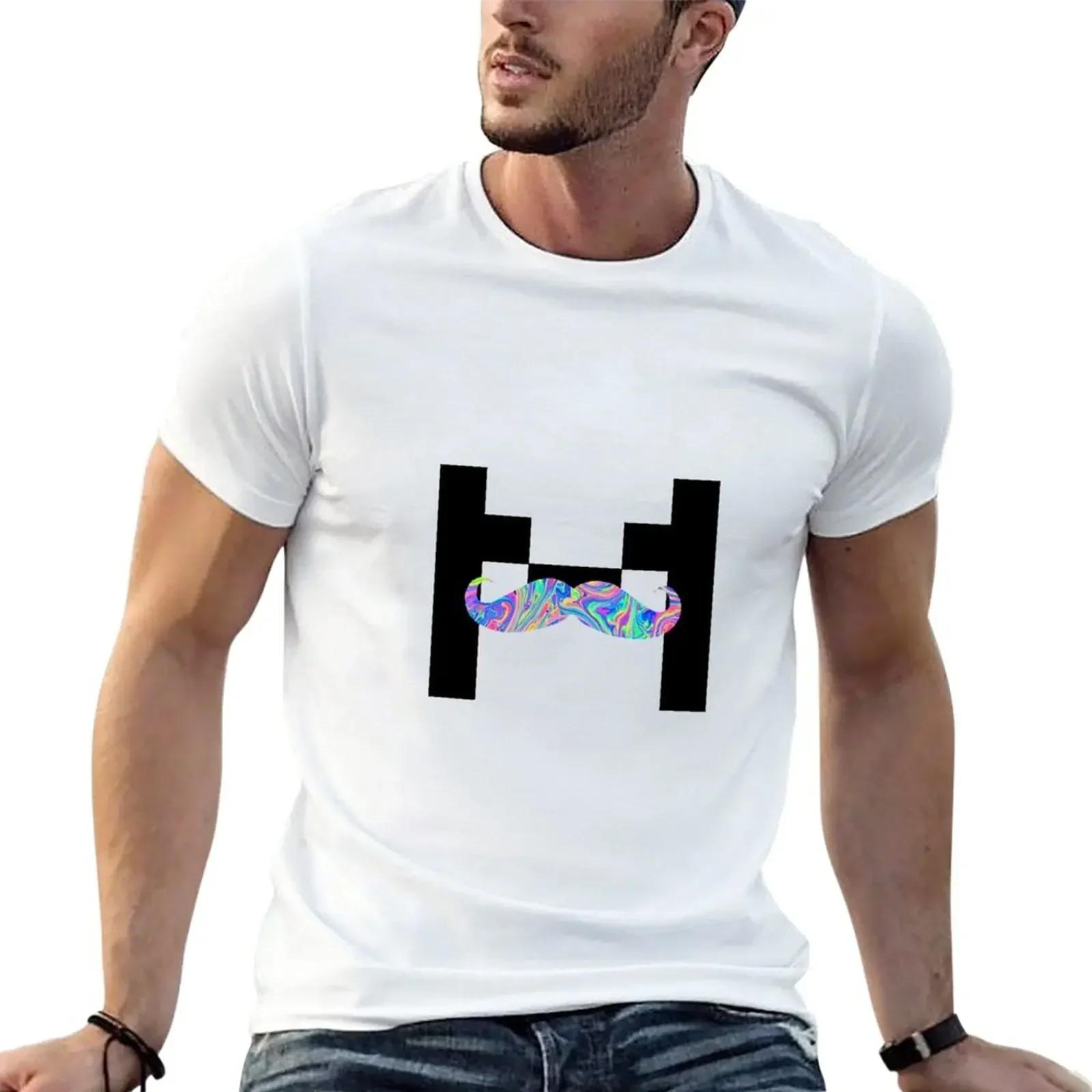 

Markiplier trippy logo T-Shirt vintage plus size tops men t shirt