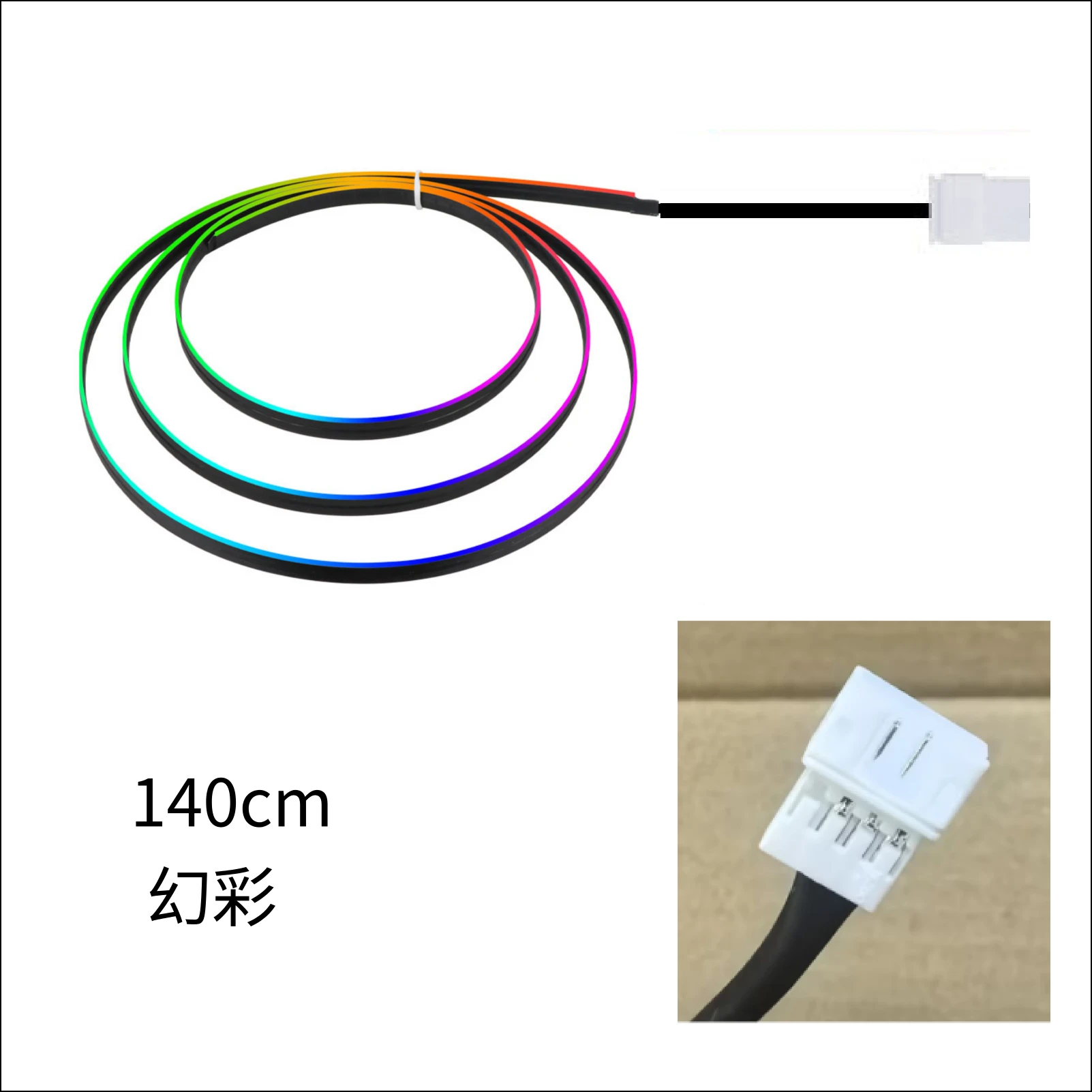 ตัวเลือกสินค้า LED Strip ตกแต่งบ้าน 110-140 ซม. ไฟ RGB สีสันสดใส
