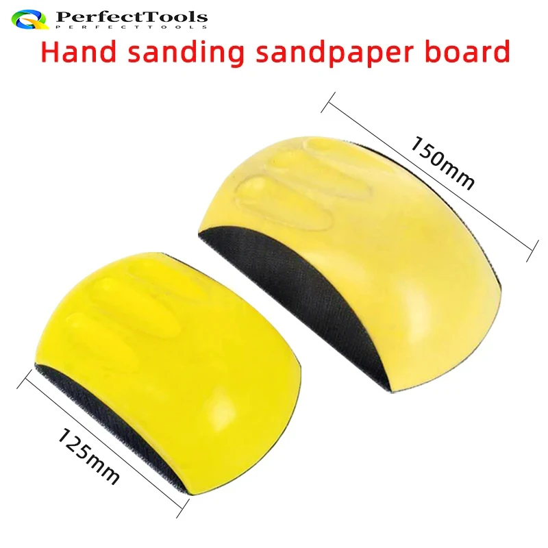 

Hand Grinding Board Flocking Dry Sandpaper Pad Board 5/6 ";Putty Grinding Board Hand Pushed Board Car Wood Sanding Grinding Tool