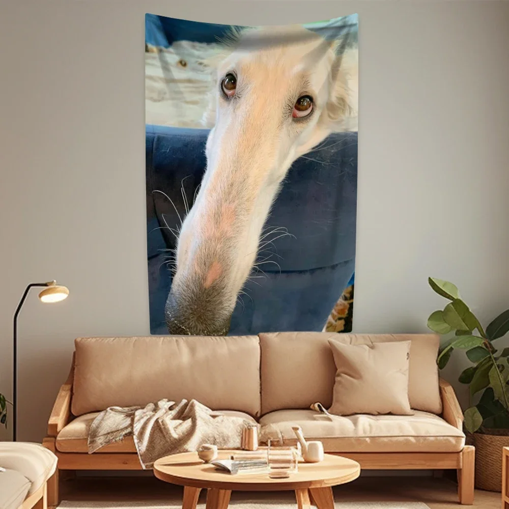 Funny Animal Meme Tapestries Let Me Do It For You Dog Kawaii Room Decoration Aesthetics Wall Hanging Dorm Bedroom Backdrop
