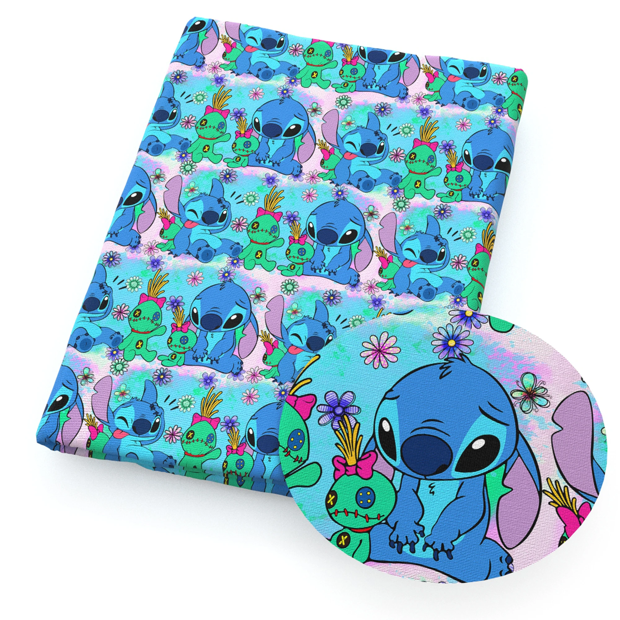 Disney 50*145cm Patchwork Stitch Polyester Cotton Fabric For Tissue Sewing Quilting Fabrics Needlework Material DIY Handmade