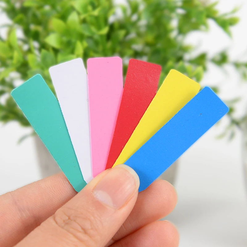 100pcs Garden Reusable Plastic Plant Labels Gardening Plant Sign Tags Waterproof Nursery Seedling Tray Markers Label Diy Tools