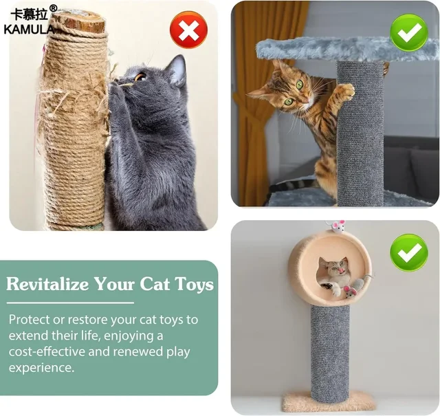 Anti Cat Scratch Sofa DIY Cats Scratch Board Sofa Protection Paws Sharpen Trimmable Self-adhesive Carpet Cats Scratch Board 2