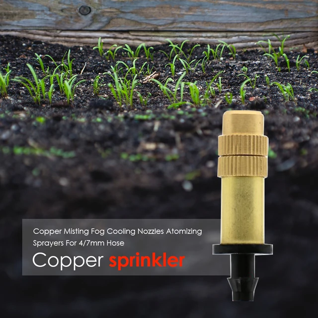 Réz Utáni Fúvóka Kert Kertesítő Hűtő Sprinkler Csatlakozó Permetező Szerszám - Image 4