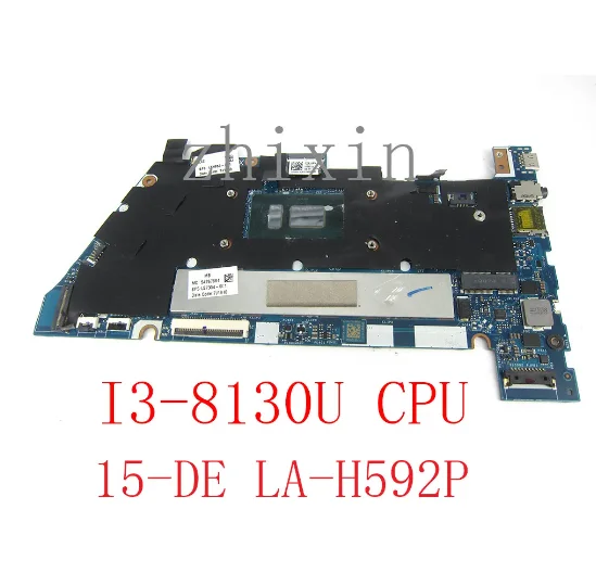 

For HP Chromebook 15-DE 15-DE0000 Laptop motherboard i3-8130U 8GB 128GB eMMC DPC50 LA-H592P L57304-001 notebook mainboard