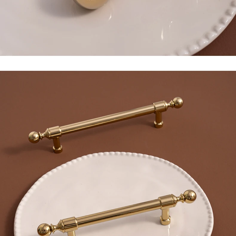 brass wardrobe door handle gold furniture hardware