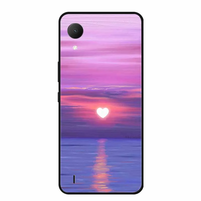 Rose Flower Design Black Silicone Soft Phone Case - Elegant Protective Back Cover