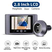 Mini Peephole Smart Wireless Door Viewer Camera PIR Motion Detection Digital Peephole Eye Viewer 2.8 Inch Doorbell Door Camera - Image 4
