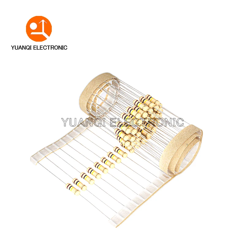 Carbon Film Resistor 100pcs 1/2W Carbon Film Resistor 5% 0R-10M 10R 100R 240R 470R 1K 4.7K 6.8K 7.5K 10K 15K 47K 100K 1M 10 12 100 430 470 ohm 0.5W
