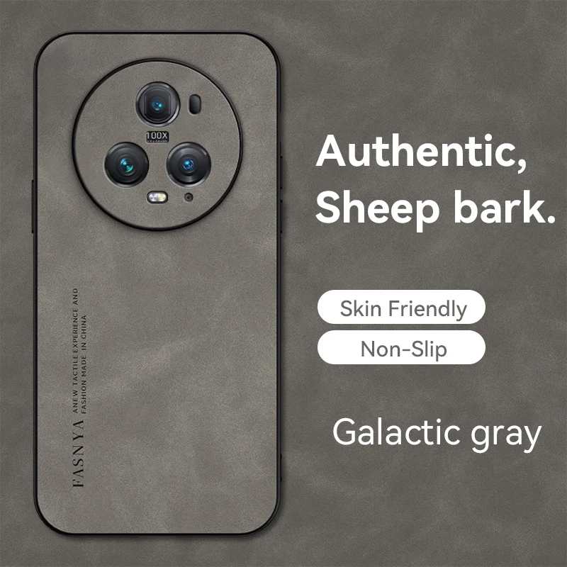 Premium Sheepskin Leather Soft Case with Camera Lens Protection and Shockproof Bumper in Matte Finish