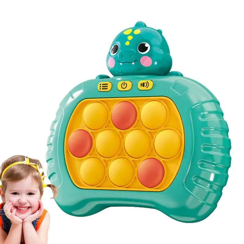 

Bubble Fidget Toy Game Push Bubble Stress Toy Game Machine Sensory Toys Travel Games Light-up Pop Toy For Children Indoor