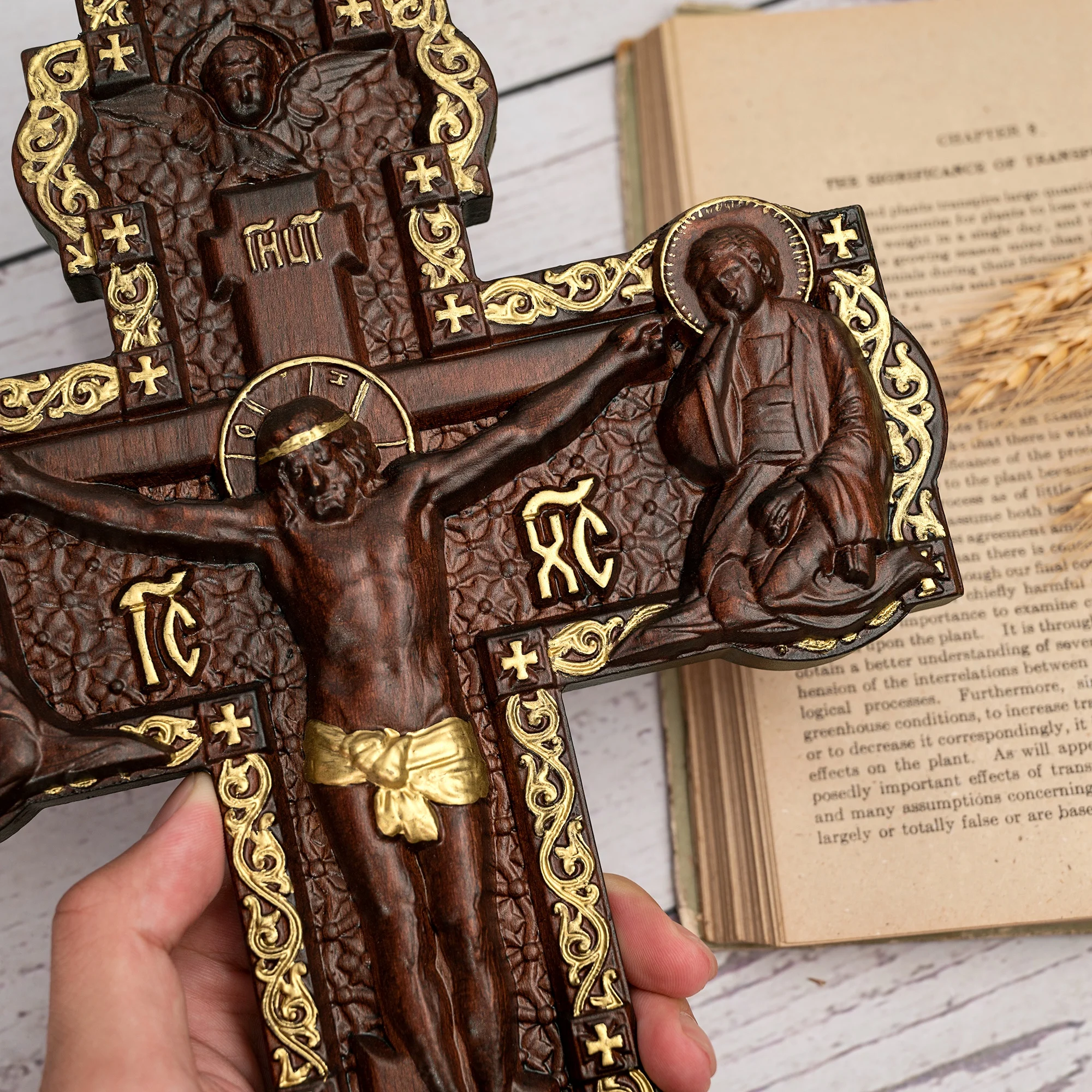 ロシア正教のイコン 手彫り