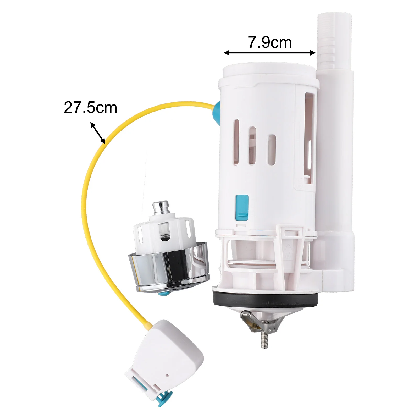 【Trending Now】 Easy Installation Toilet Repair Toilet Cistern Flush Parts Suitable For Plastic Water Wire-controlled Drain Valve