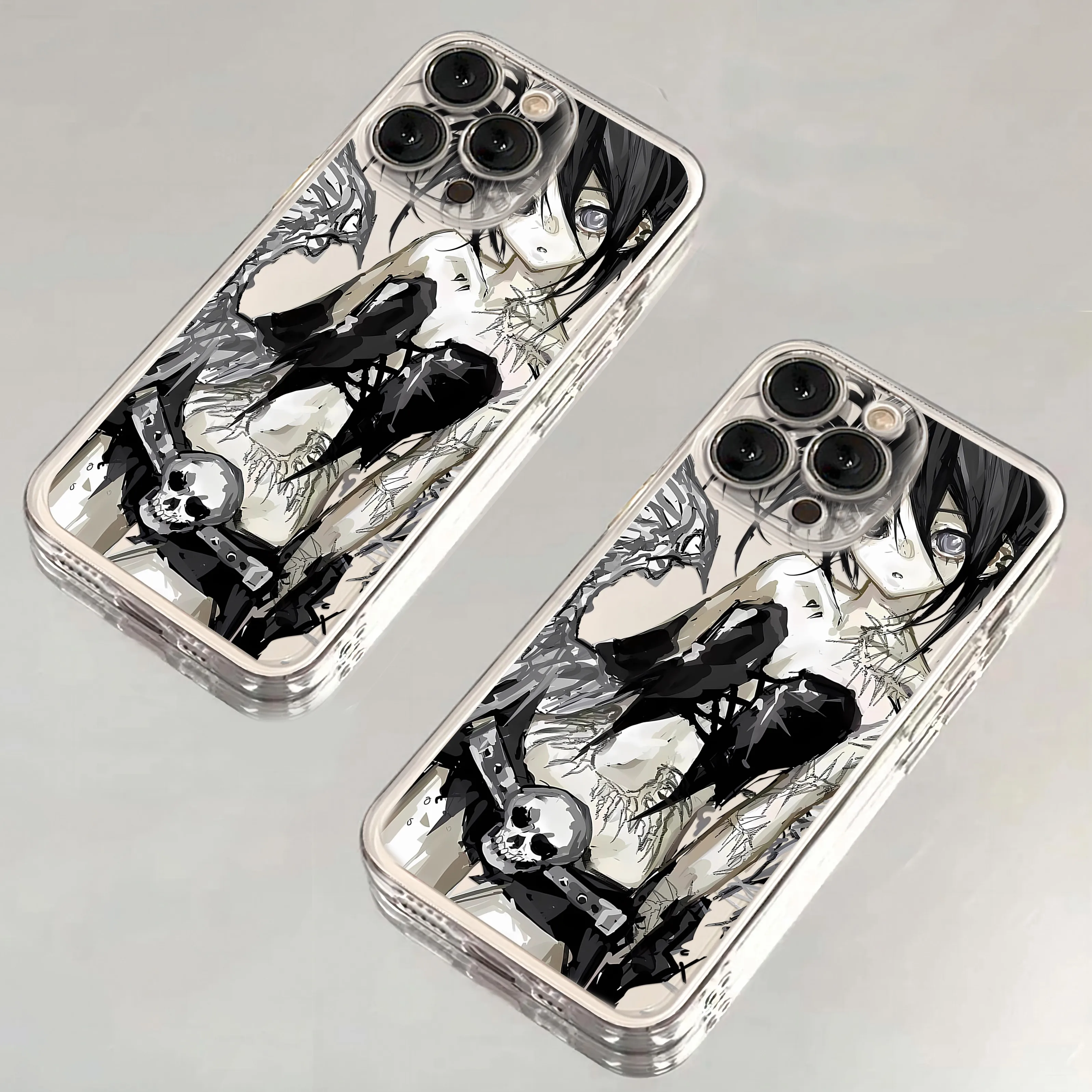 Trendy Y2K Girl Clear Soft TPU Phone Case