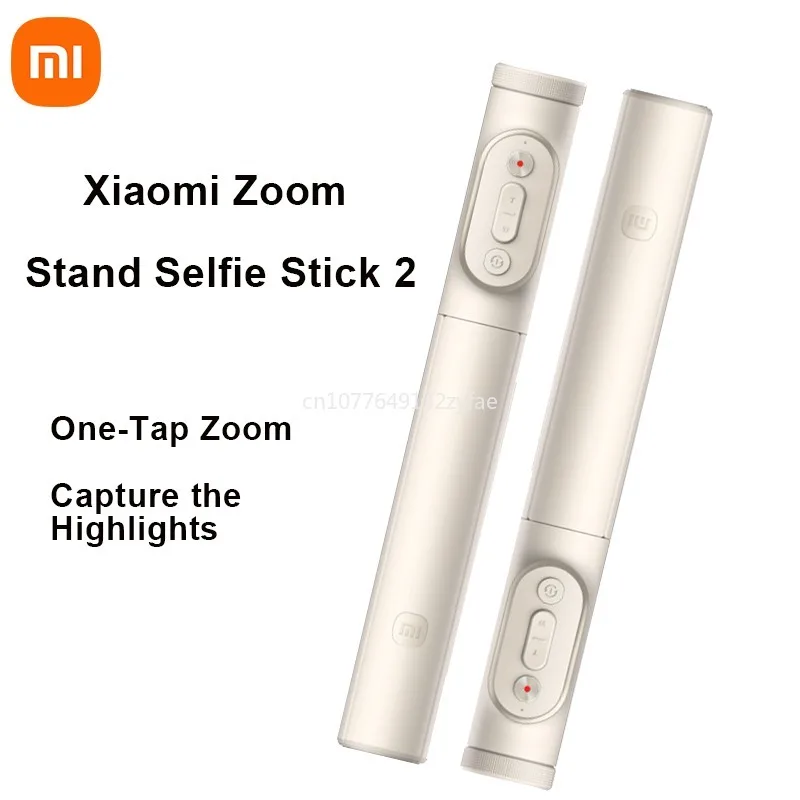 샤오미 줌 스탠드 셀카봉 2 삼각대 블루투스 리모컨 셀카봉 접이식 확장형 모노포드 360 °   스테이블 스틱 삼각대 선물