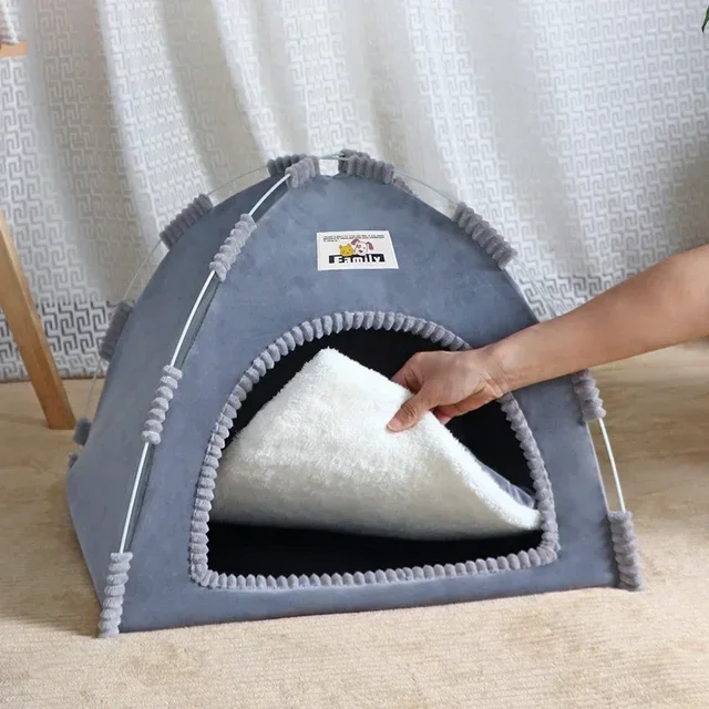 Pet Cat Tent Cave Hut Cat Sleep House For Kitten Puppy Playpen Cage Basket Cat Nesk Kennel Small Dog House Bed Chihuahua 4