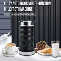 Hot And Cold Foam Maker And Milk Warmer Health Coating Low Noise Magnetic Rotation Design 550w Milk Frother Steamer 2
